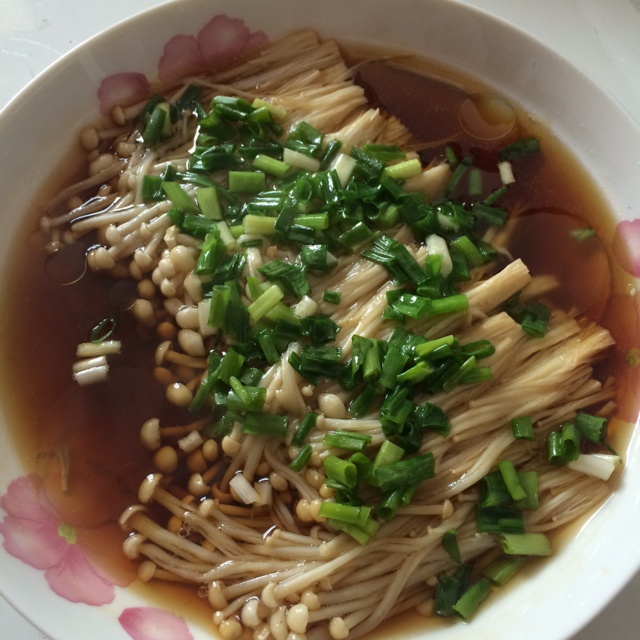 油泼金针菇
