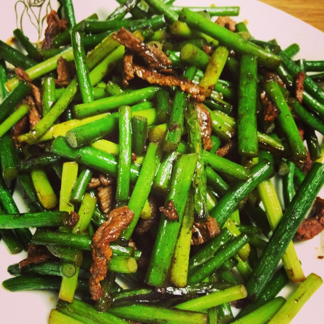 蒜薹炒肉