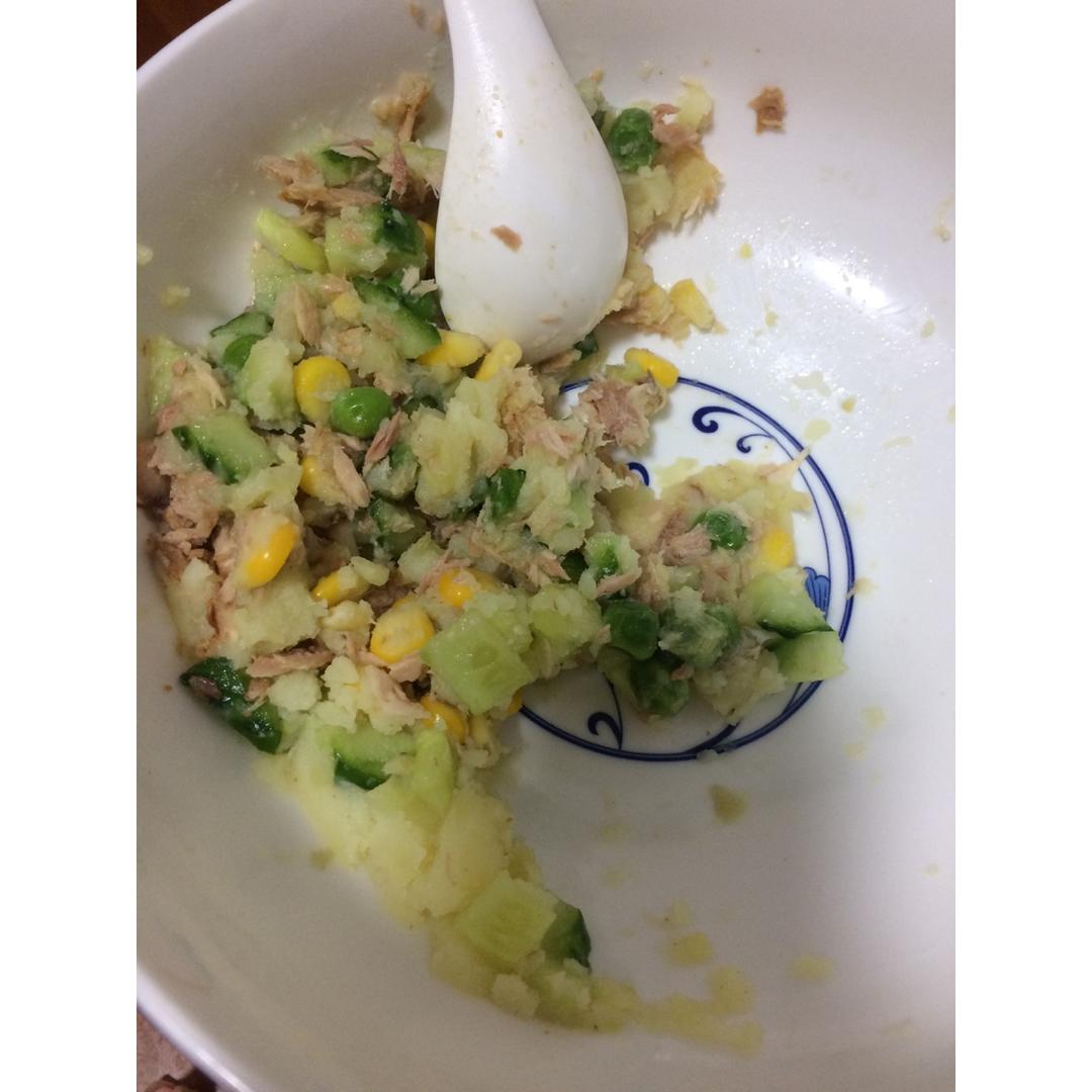 金枪鱼土豆泥沙拉