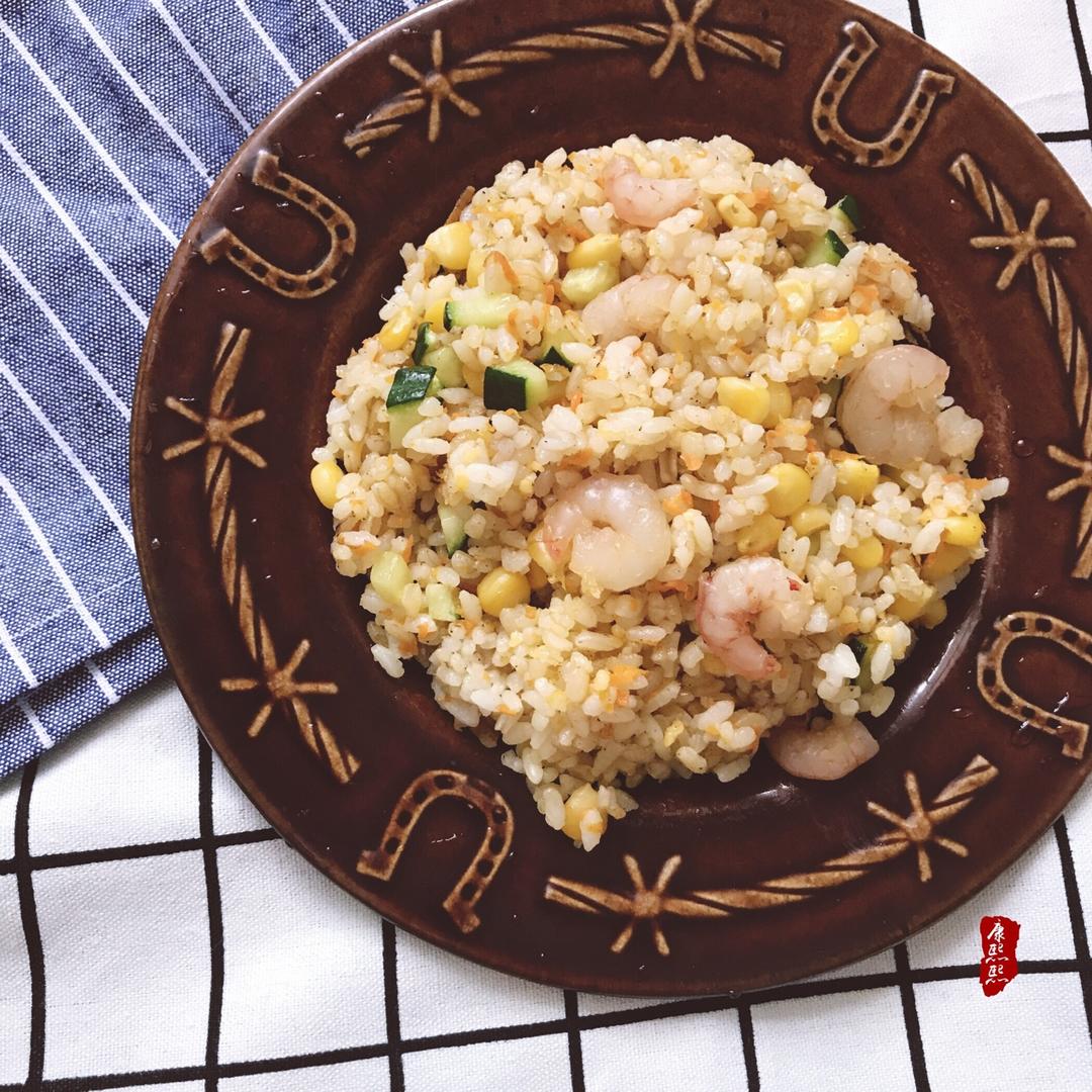 黄金虾仁炒饭