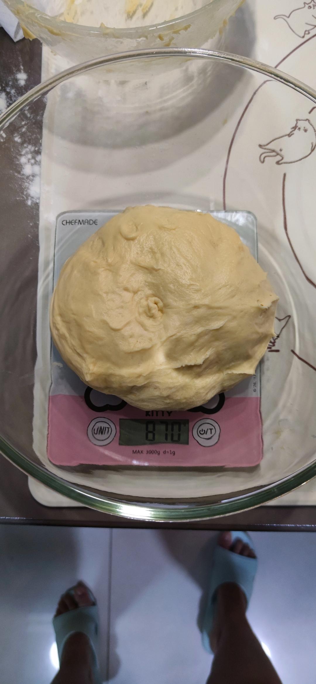 肉松沙拉酱面包（65度汤种）