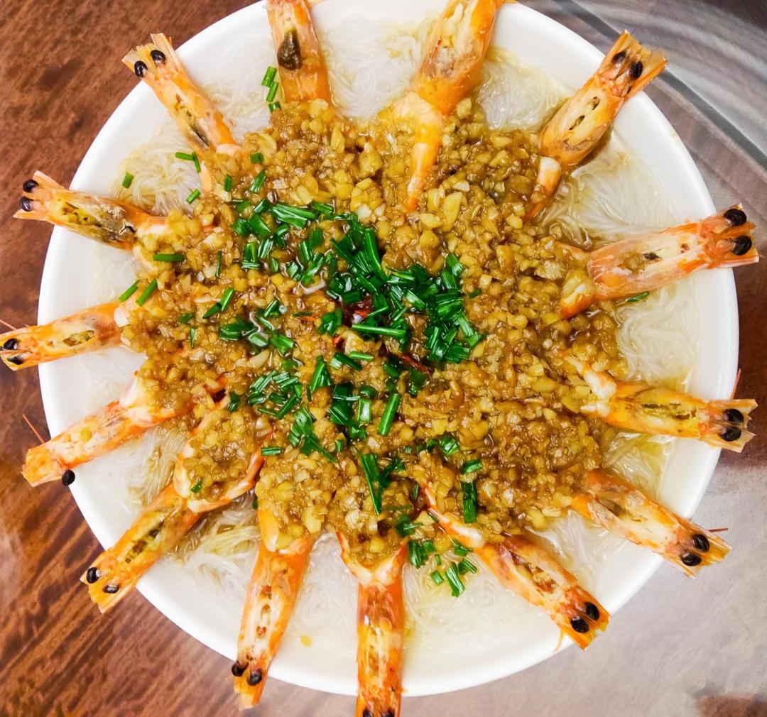 蒜蓉粉丝蒸虾