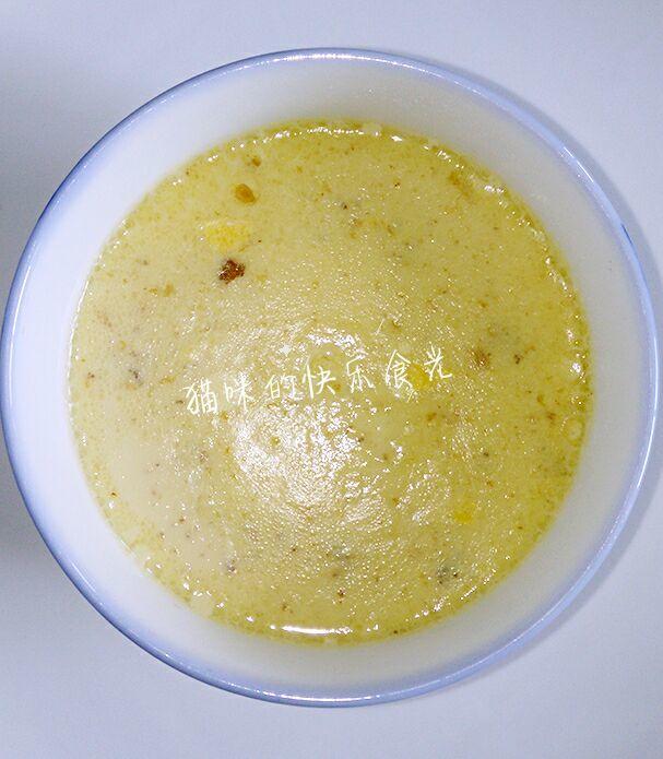 酸萝卜老鸭汤蒸蛋的做法