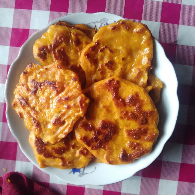 香煎南瓜饼