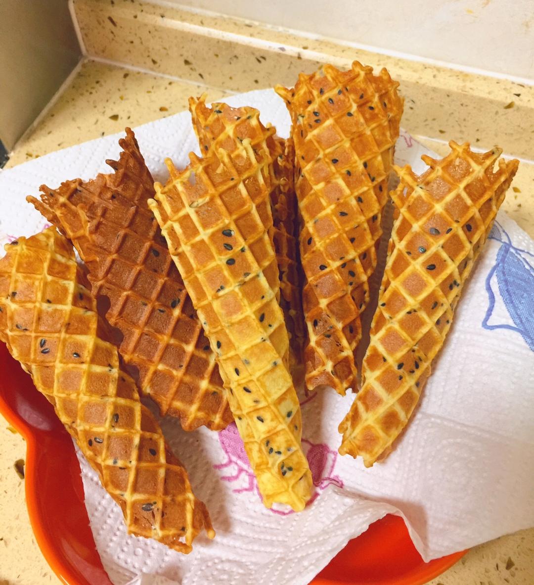 香脆可口的蛋卷卷