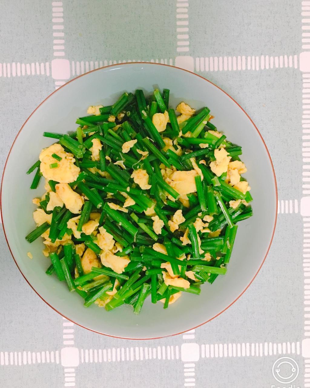 gungnirz做的韭苔炒鸡蛋