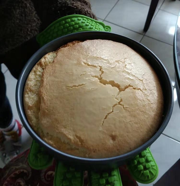 6寸2蛋完美戚风蛋糕