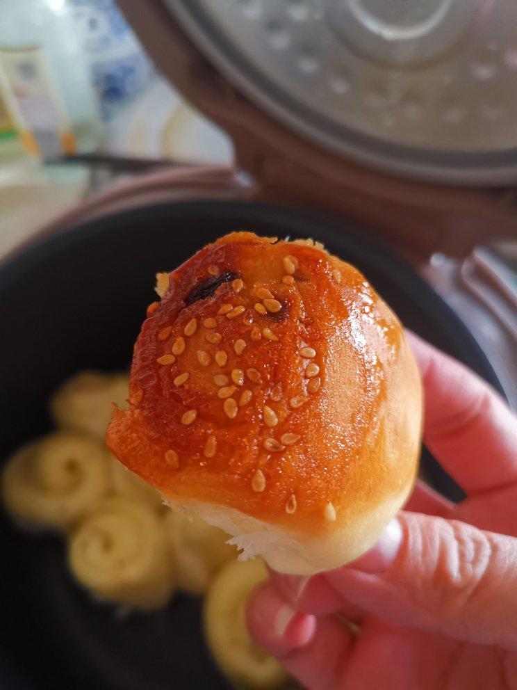 蜂蜜小面包、用电饭锅蒸出来的美食