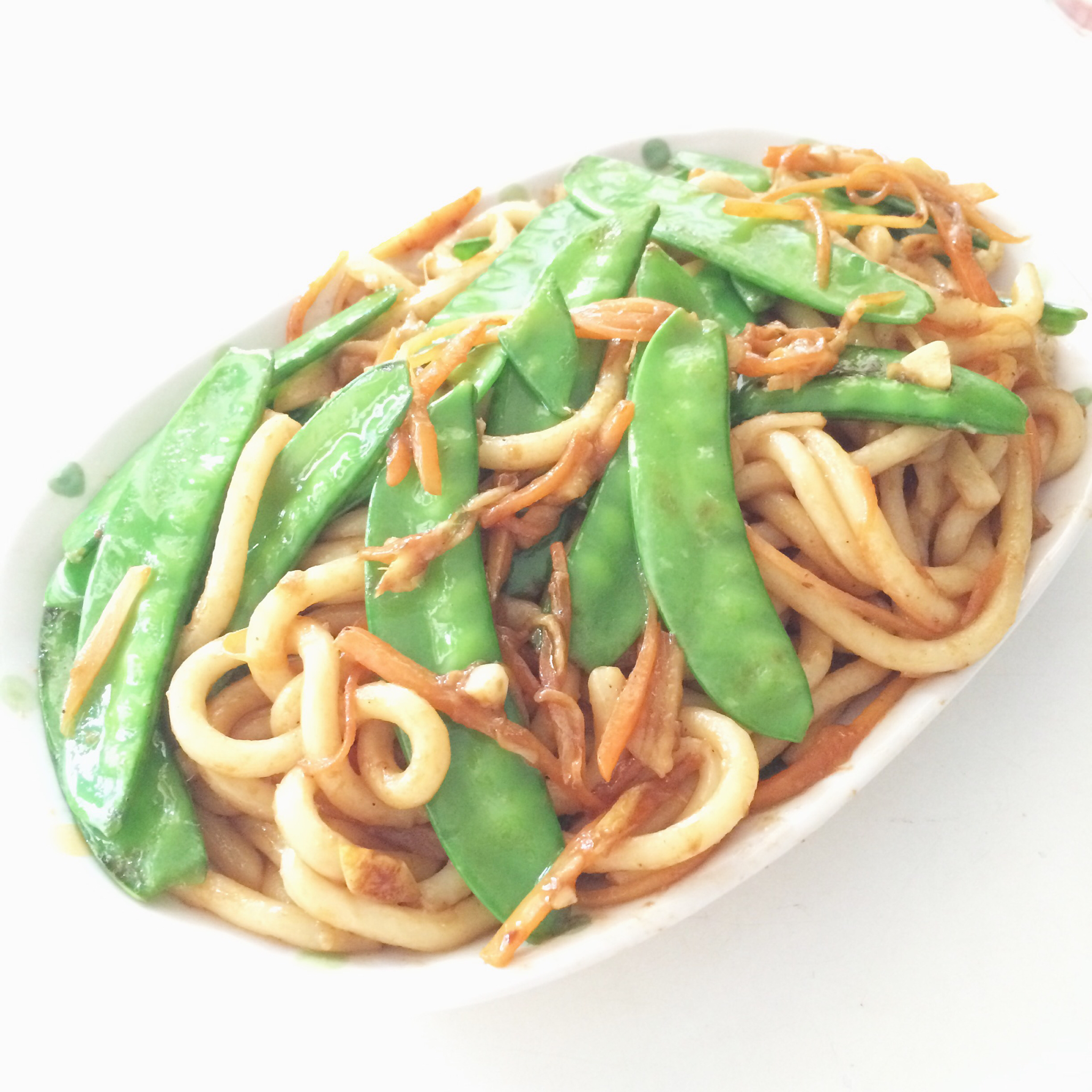 视频菜谱：夏夏的素炒乌东面