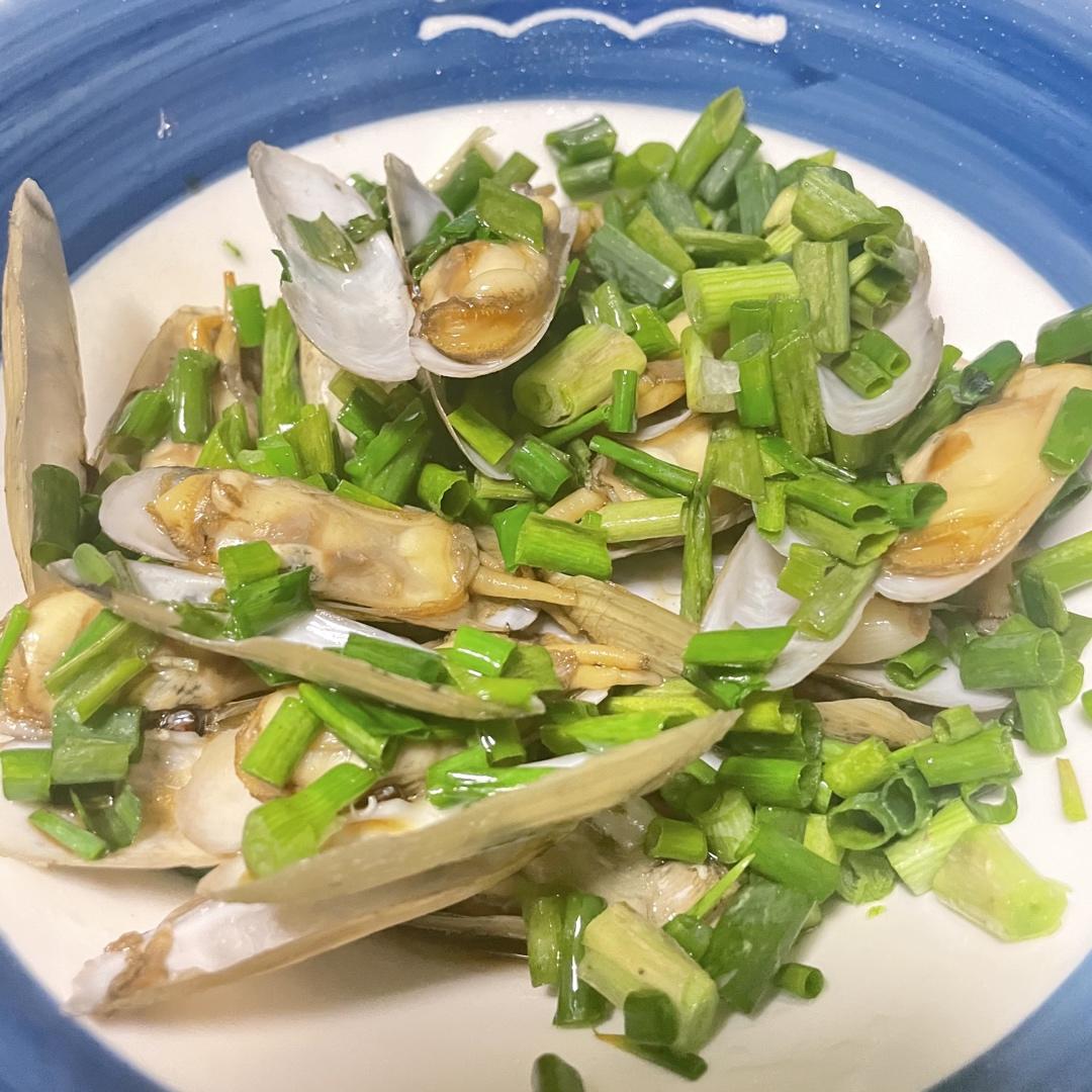 葱油蛏子