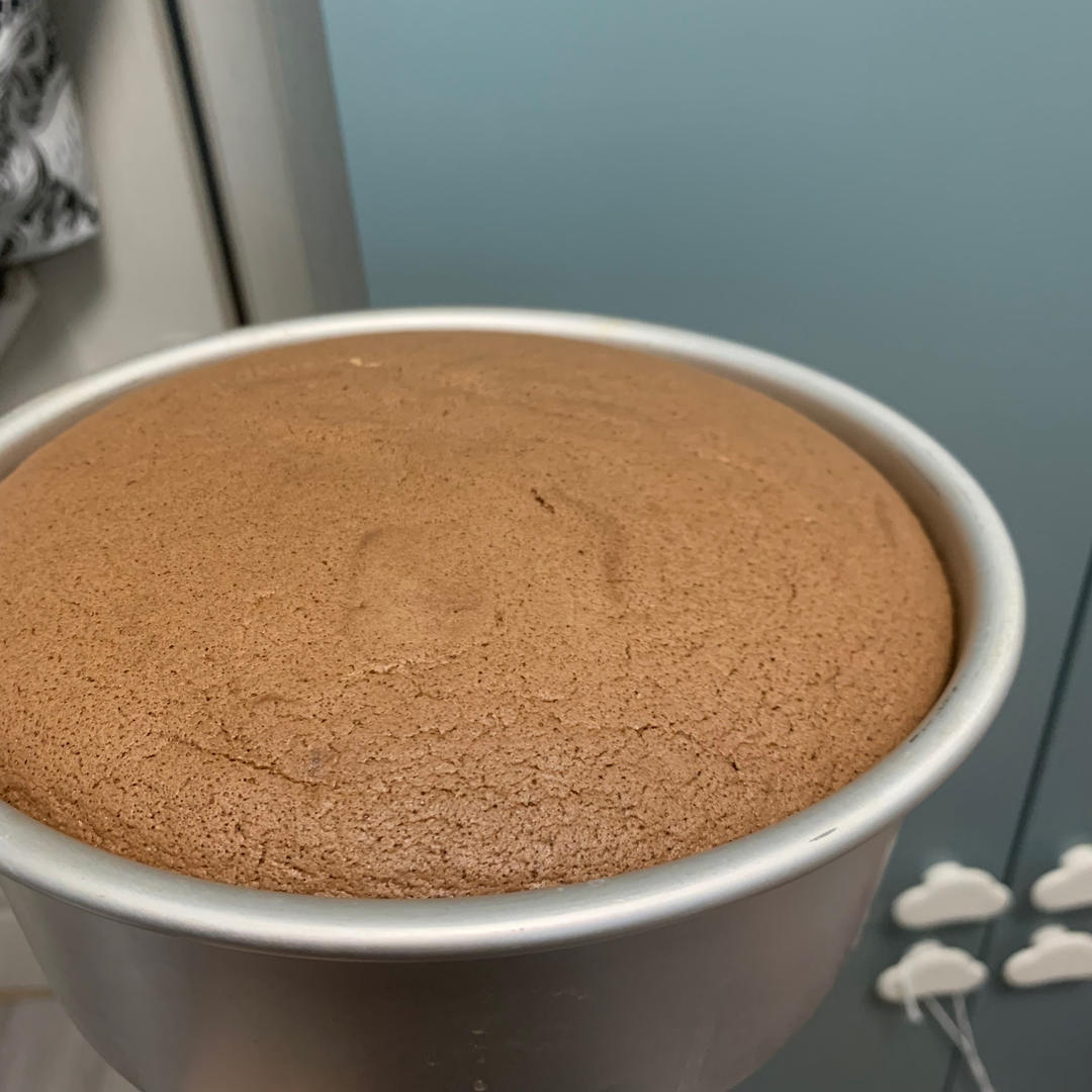 可可戚风蛋糕～8寸～百分百成功