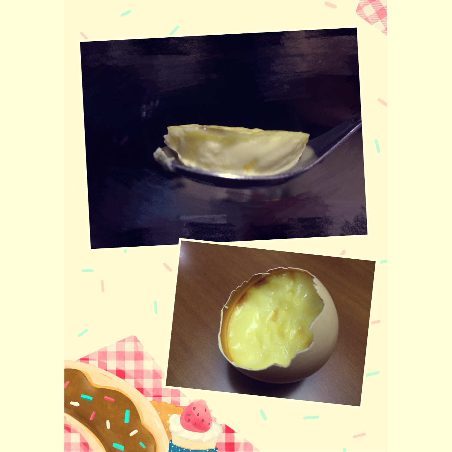 鸡蛋壳布丁