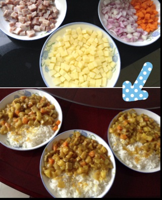 美味咖喱鸡饭