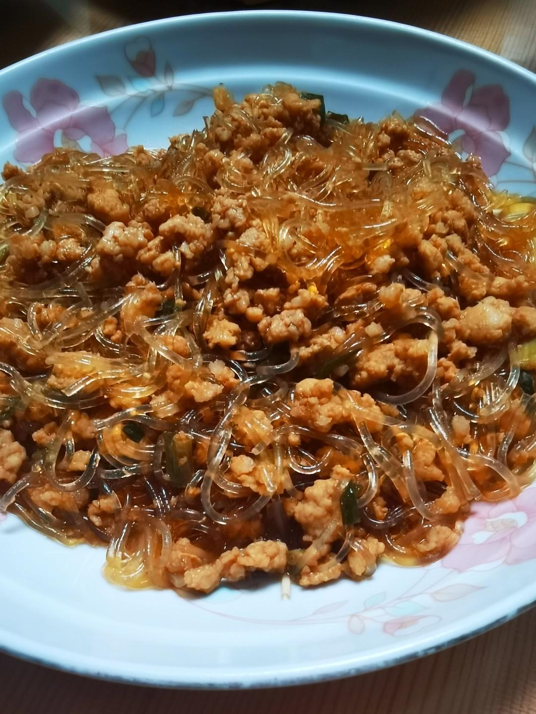 蚂蚁上树(肉末炒粉丝)超下饭‼️十分钟搞定