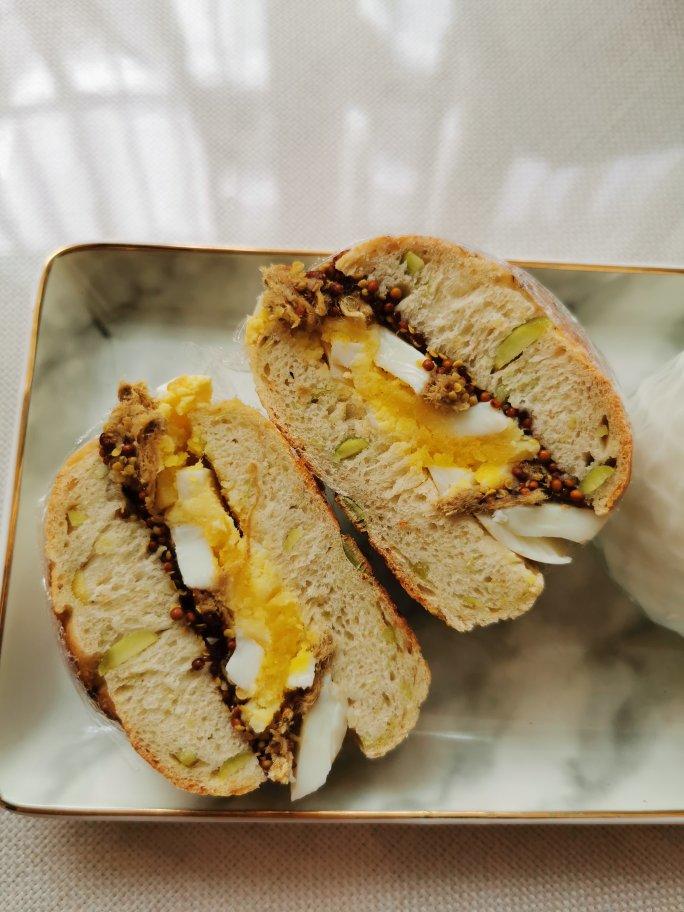 天然酵母|胡椒奶酪毛豆面包