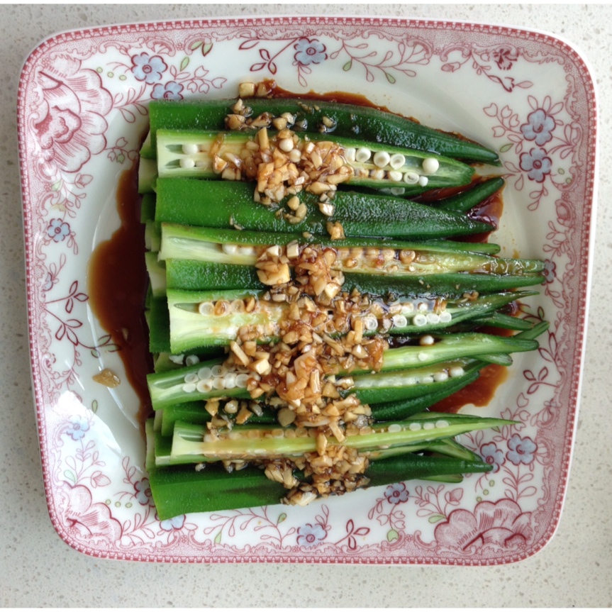 【白灼秋葵】清爽简单
