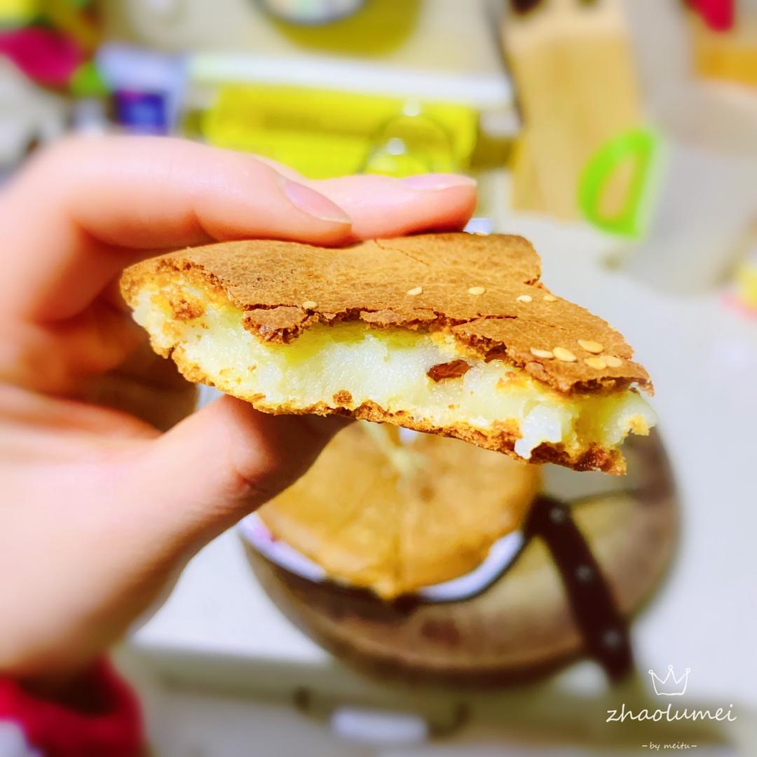 🔥酥到掉渣～❗️奶香软糯烤年糕🥛