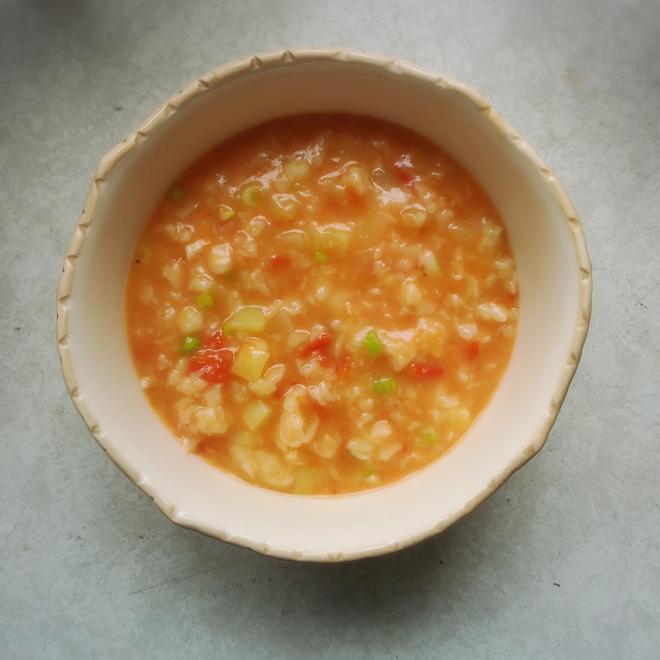 超级快手的番茄土豆疙瘩汤的做法
