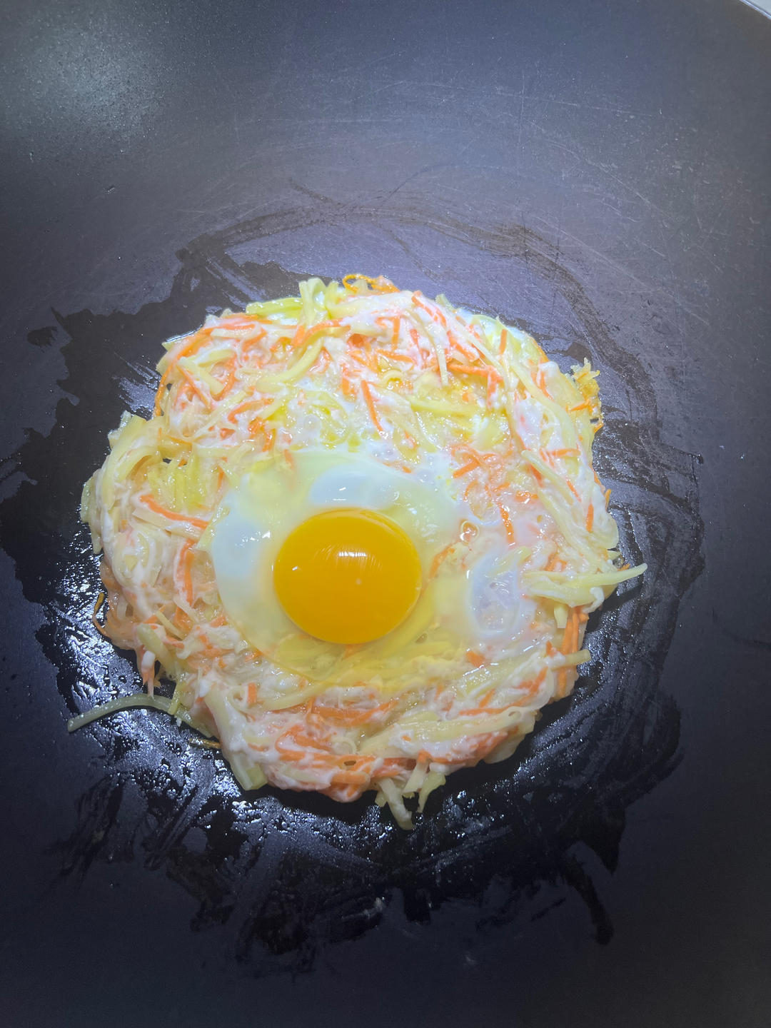 快手早餐饼（土豆鸡蛋饼）