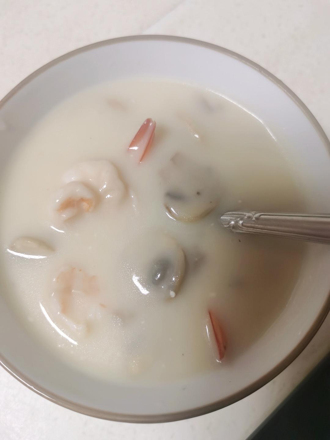 奶油鸡茸蘑菇汤（必胜客同款）