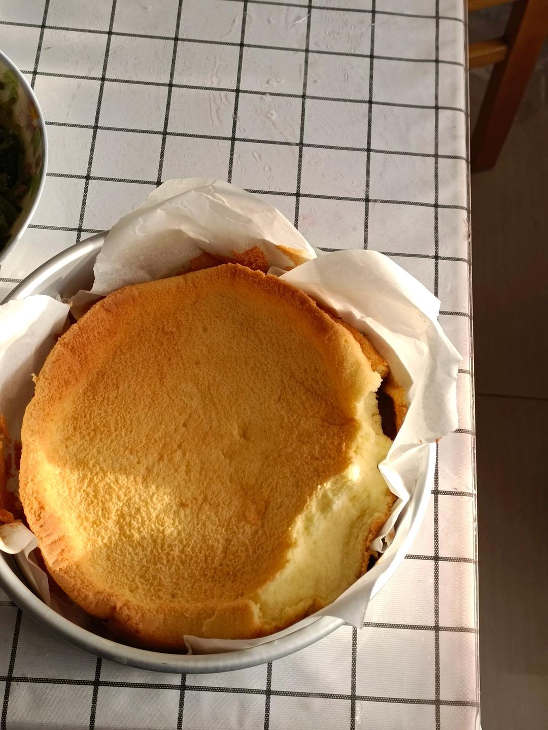 超好记八寸戚风蛋糕（后蛋法）