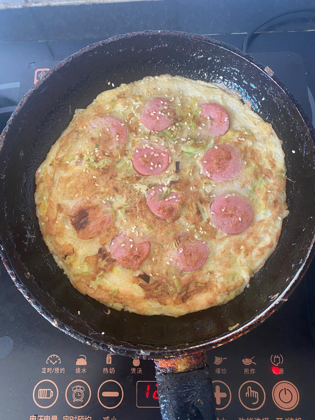 鸡蛋卷饼 简单早餐 不揉面