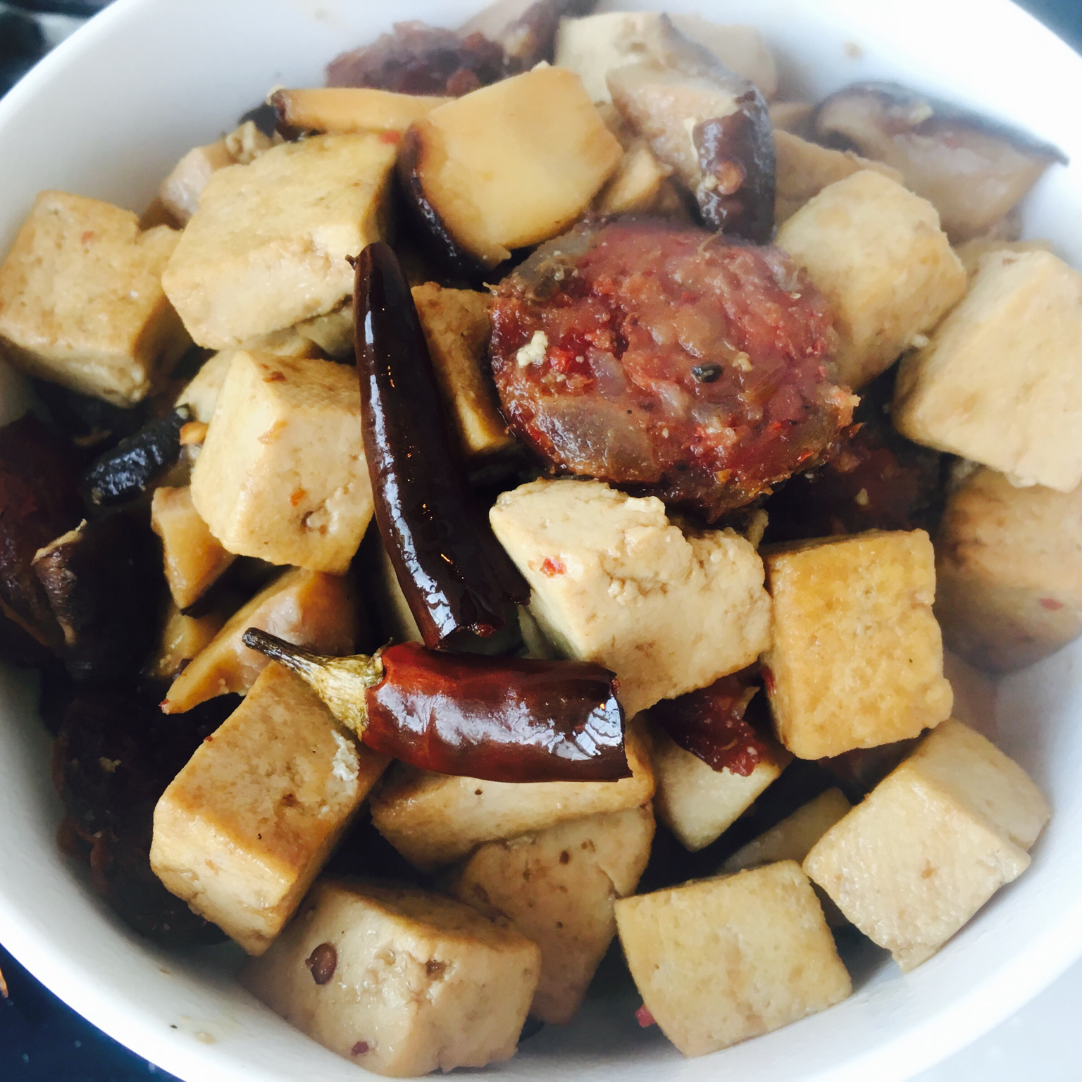 家常红烧肉末豆腐