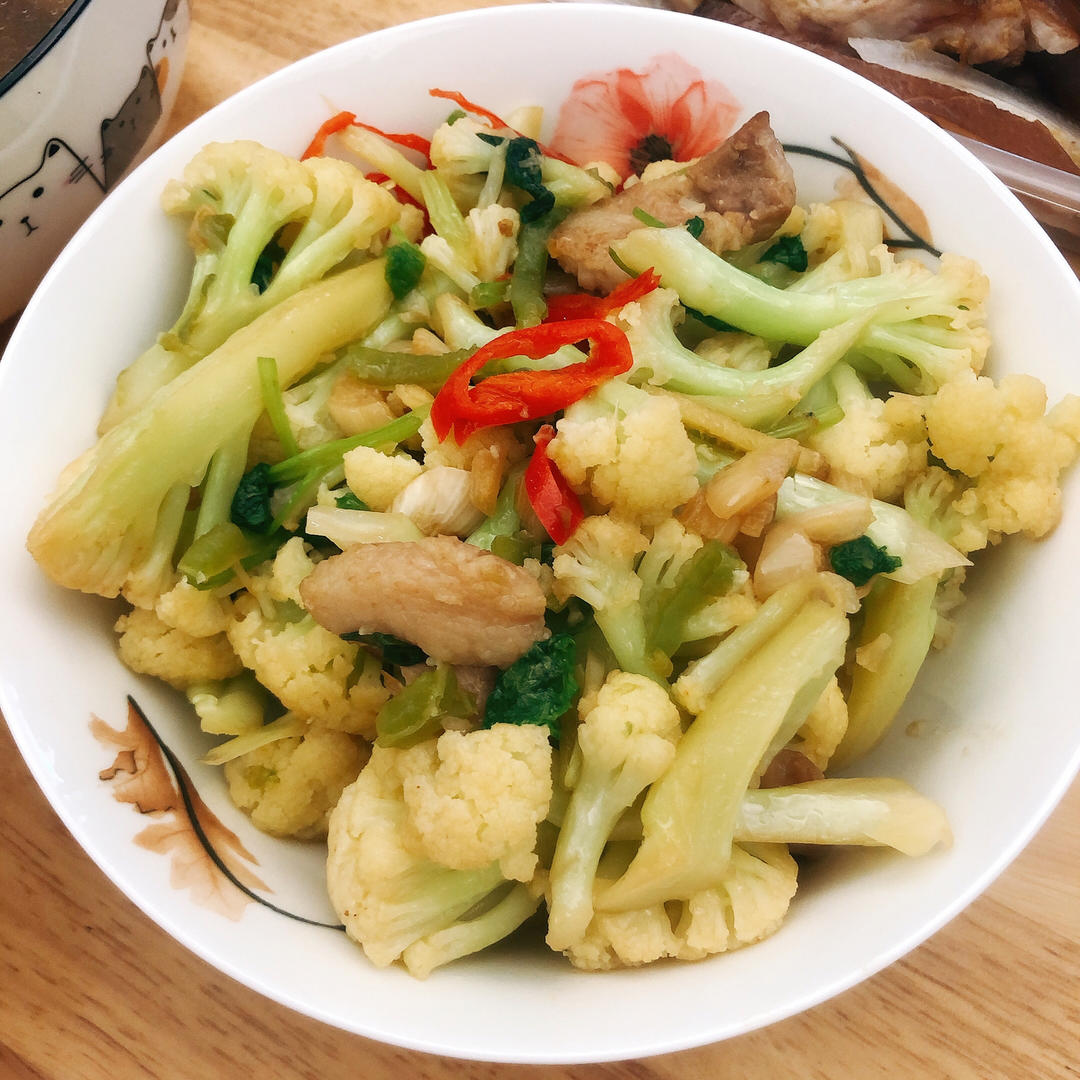 和饭店一个味道的干锅花菜