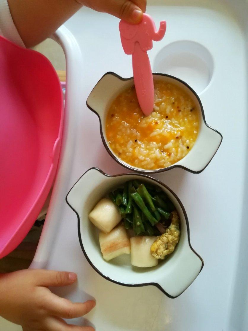 绿色月空做的女儿的辅食记录