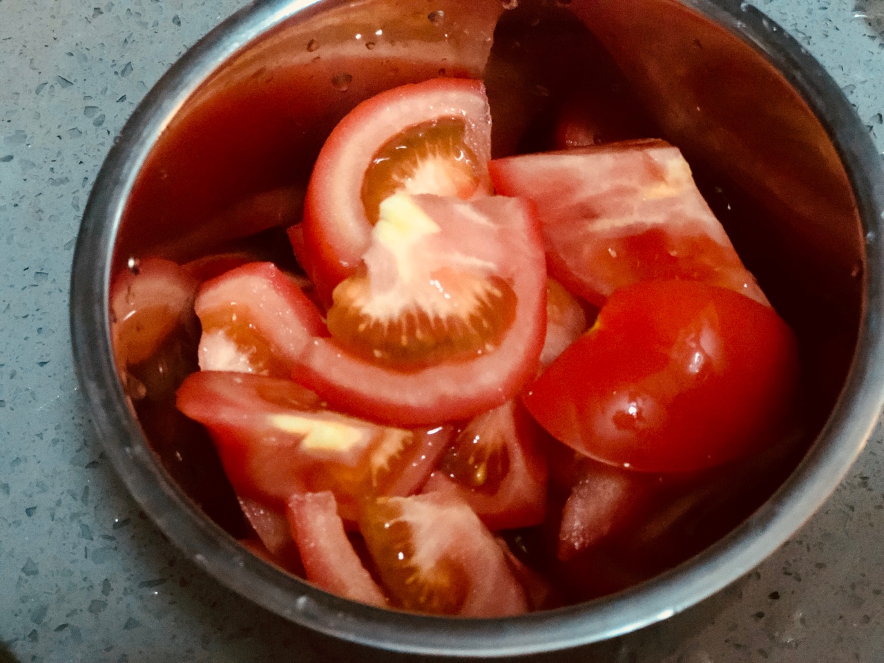 好吃到瞬间清盘‼️高芋芋茄子🍆番茄🍅焖面复刻版的做法 步骤3