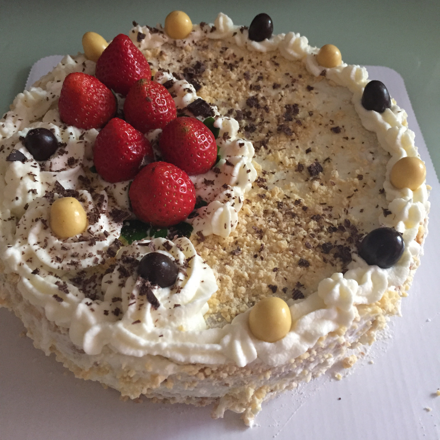 超好记八寸戚风蛋糕（后蛋法）