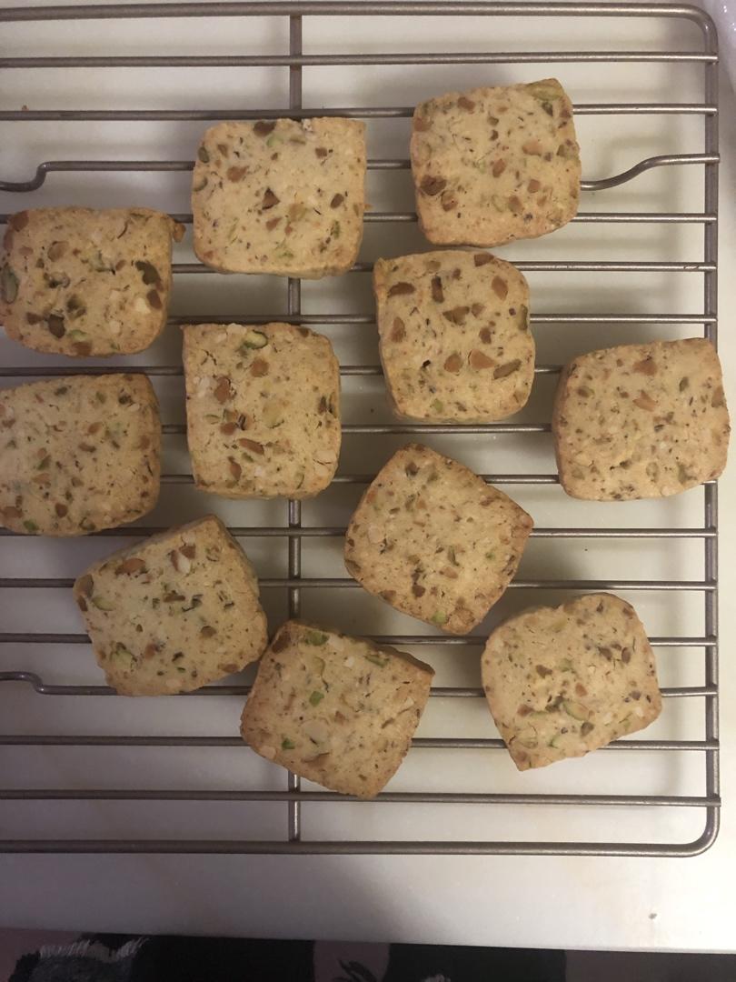 大大饱足感的满满开心果饼干/烘焙视频饼干篇5