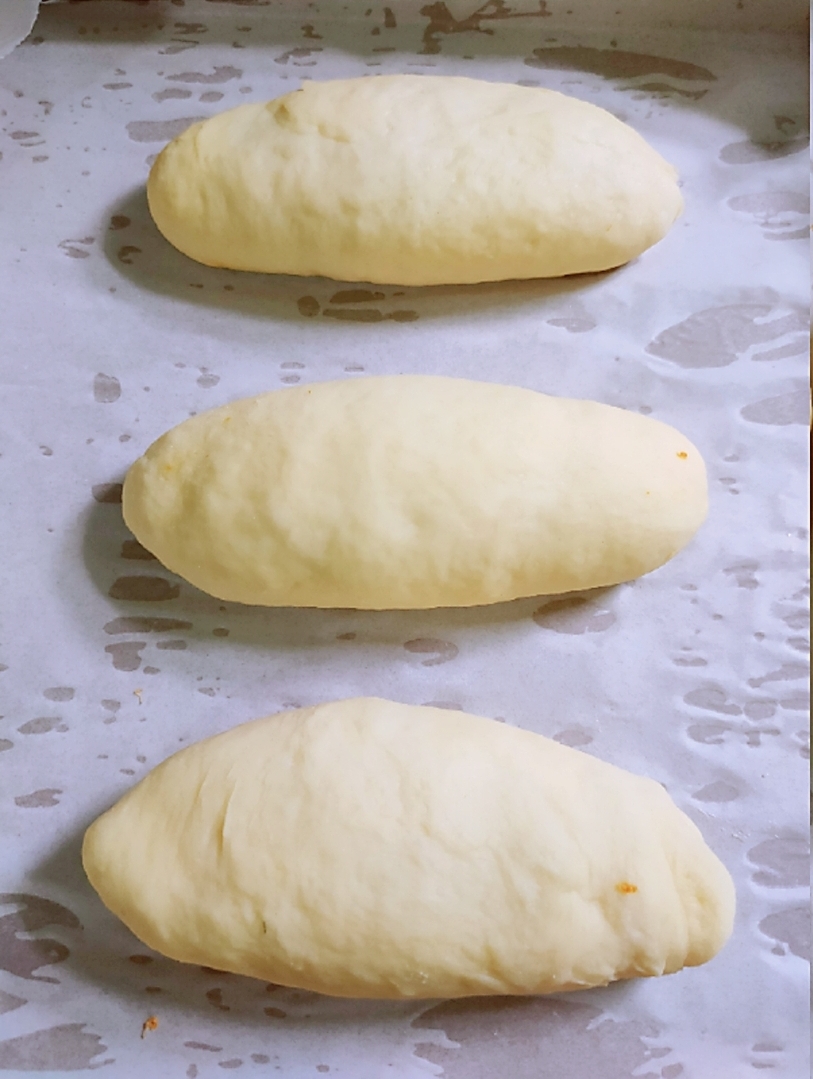 手揉6超级柔软拉丝的肉松面包的做法 步骤13