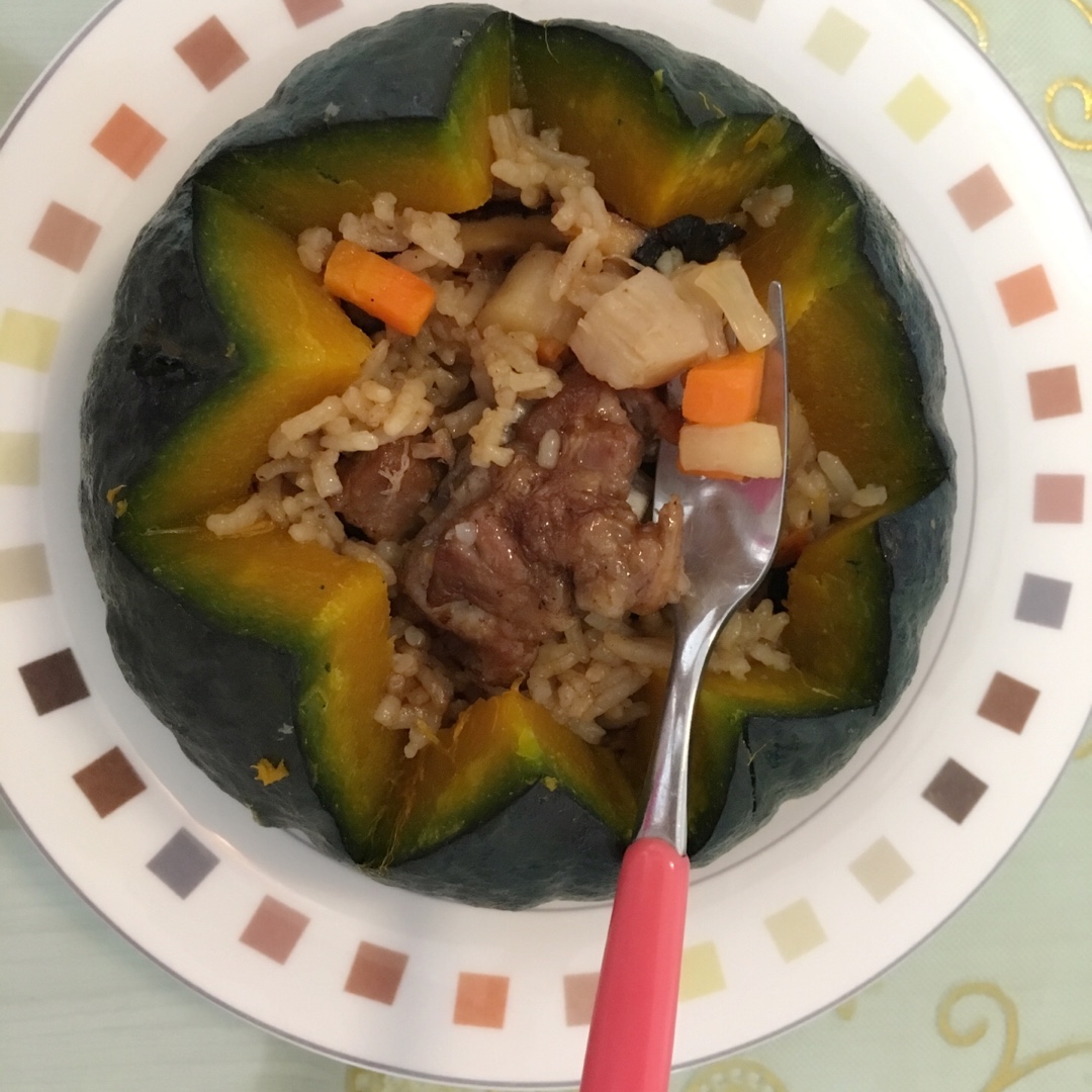 南瓜蛊饭