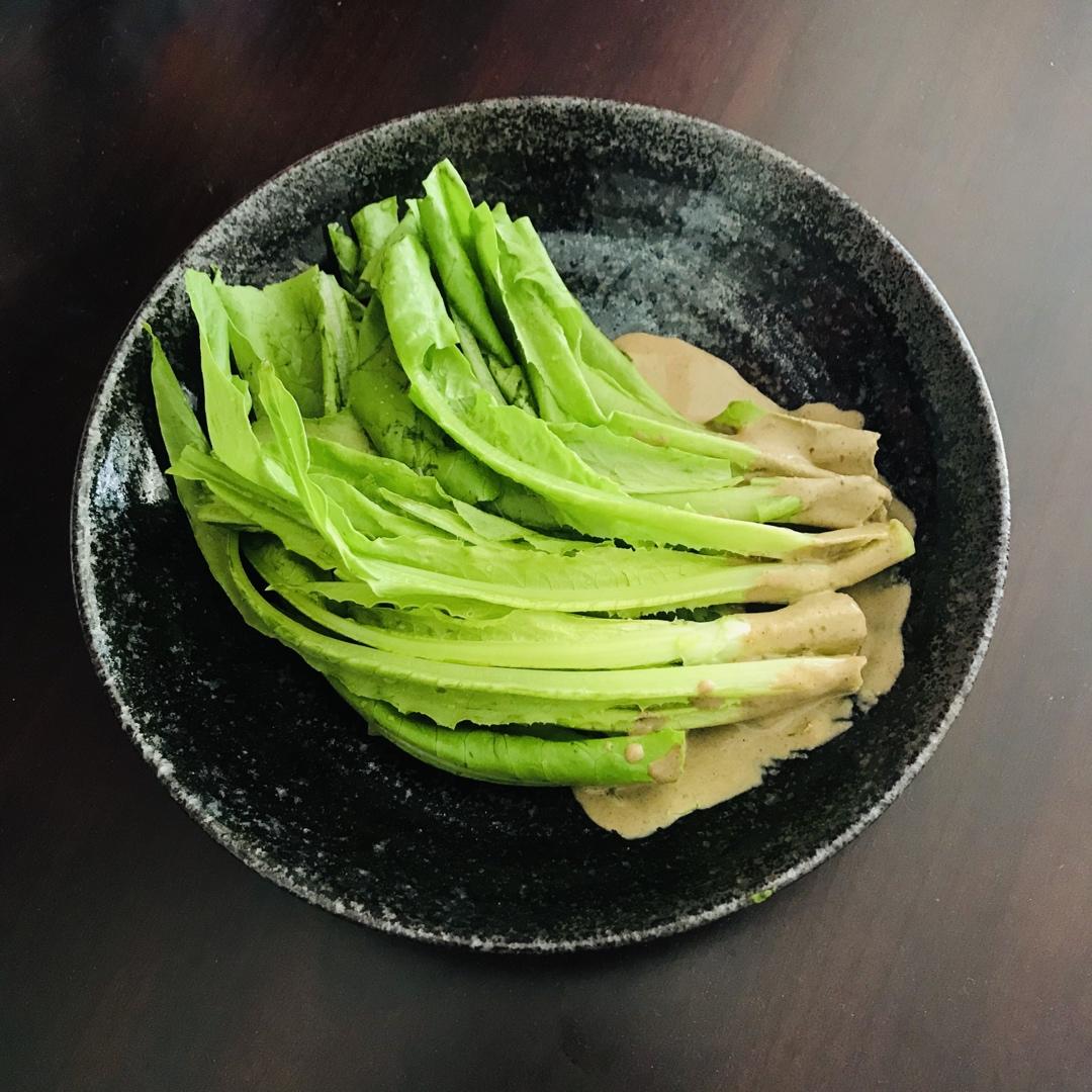 麻酱油麦菜