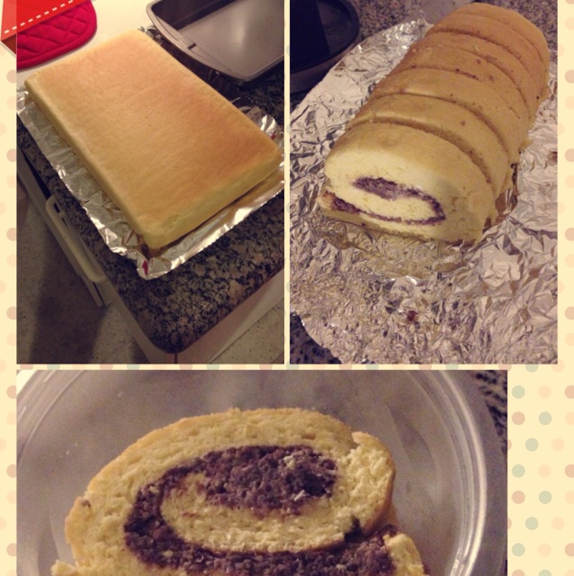 （无油健康）椰香蛋糕卷