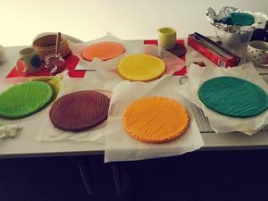 彩虹蛋糕戚风版的做法 步骤1