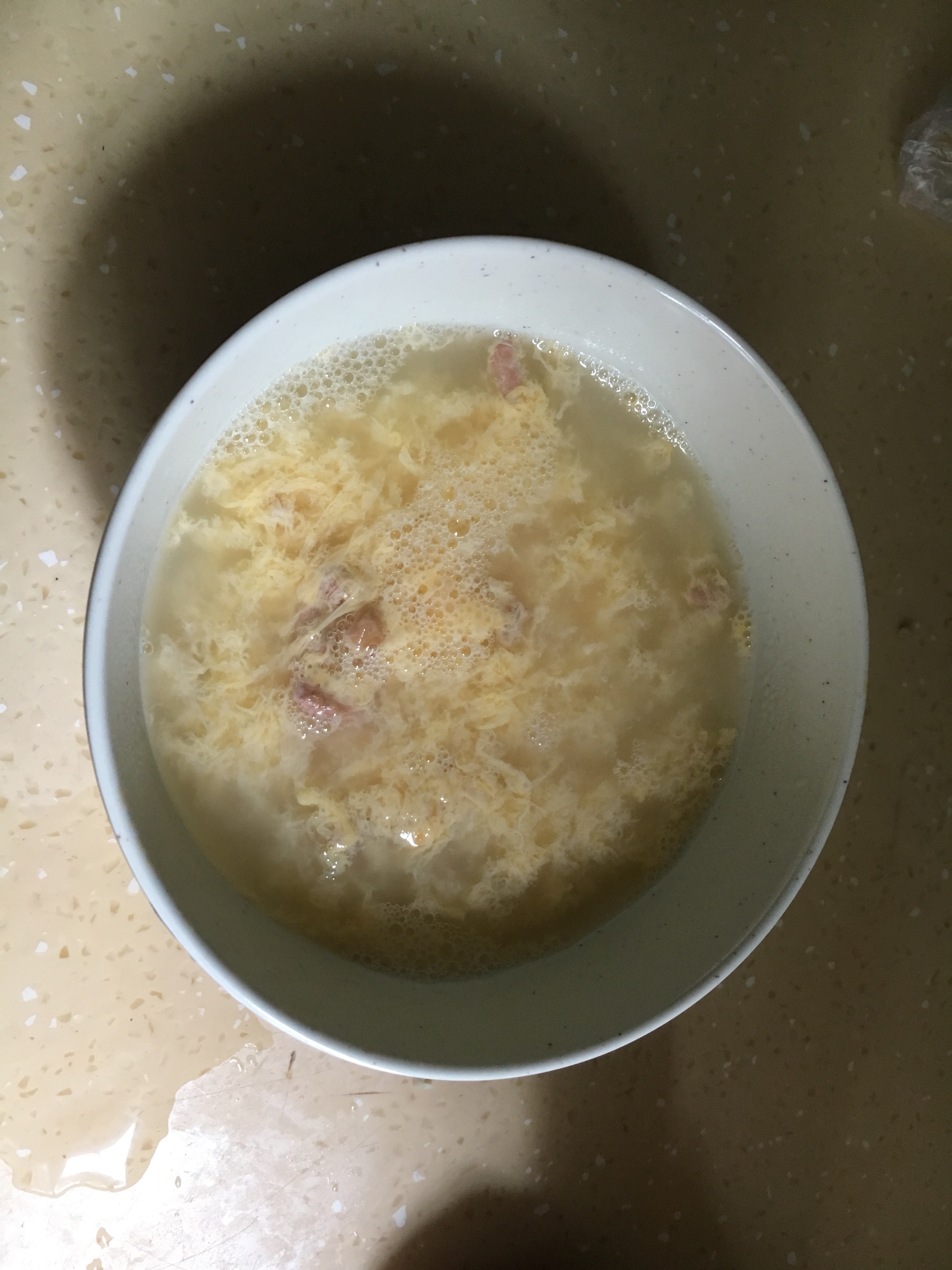 超简单的花生鸡蛋下奶汤的做法