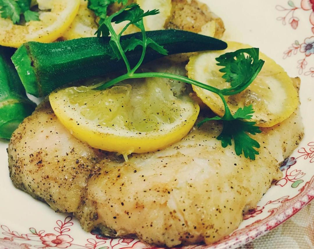 柠檬黑胡椒香烤龙利鱼