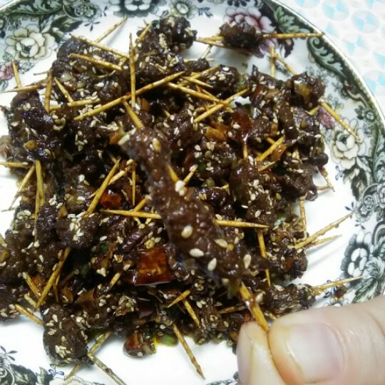 牙签牛肉
