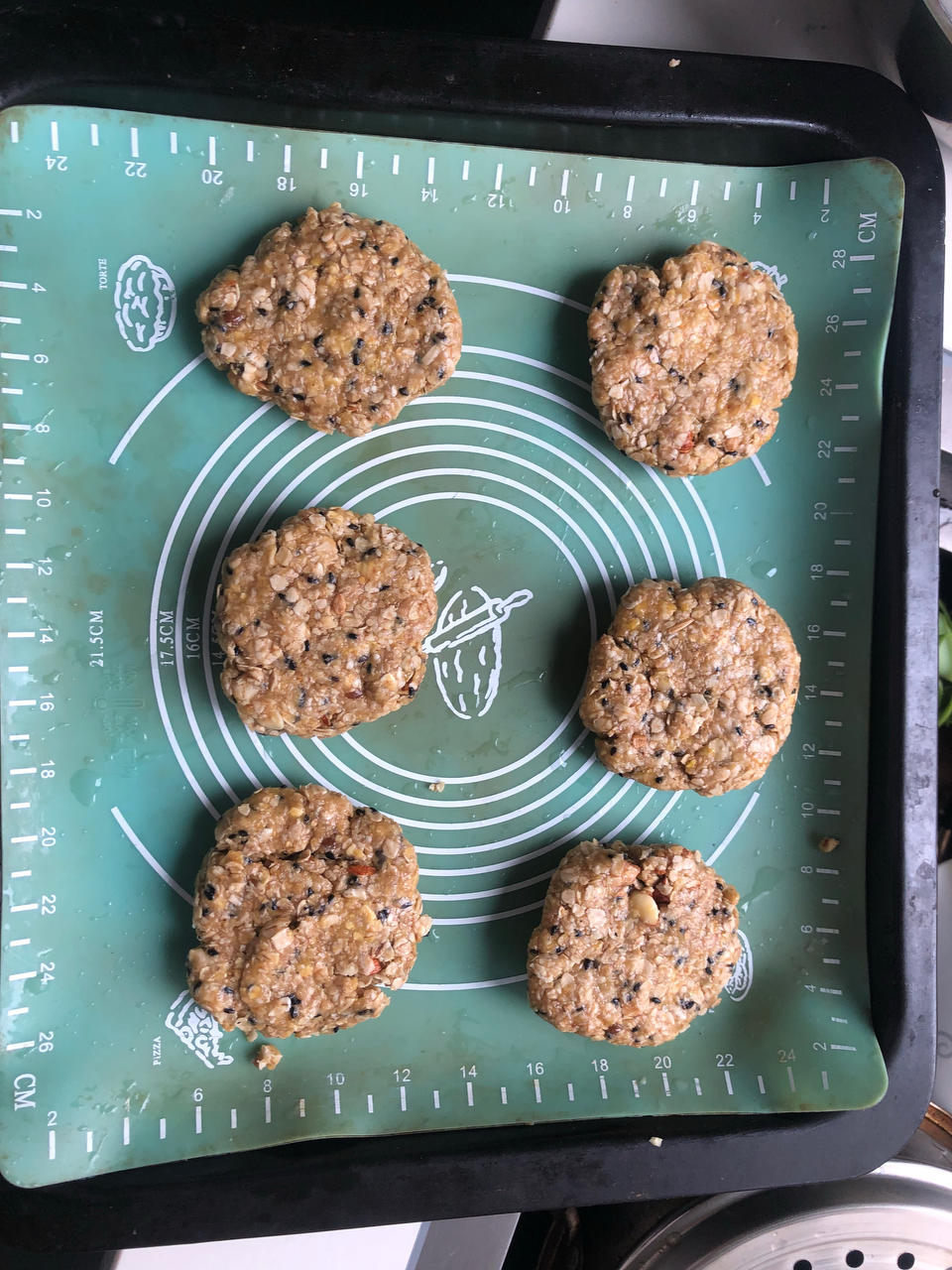 一拌就有的_烤燕麦果干饼_真的什么都不用做