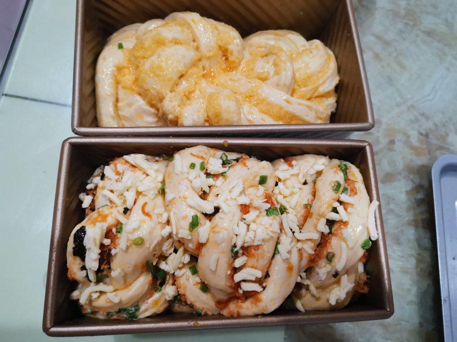 肉松香葱吐司（四种整形手法）