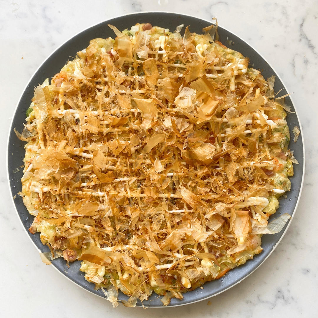 正宗的大阪烧 Okonomiyaki  | 附营养成分和自制大阪烧酱汁教程