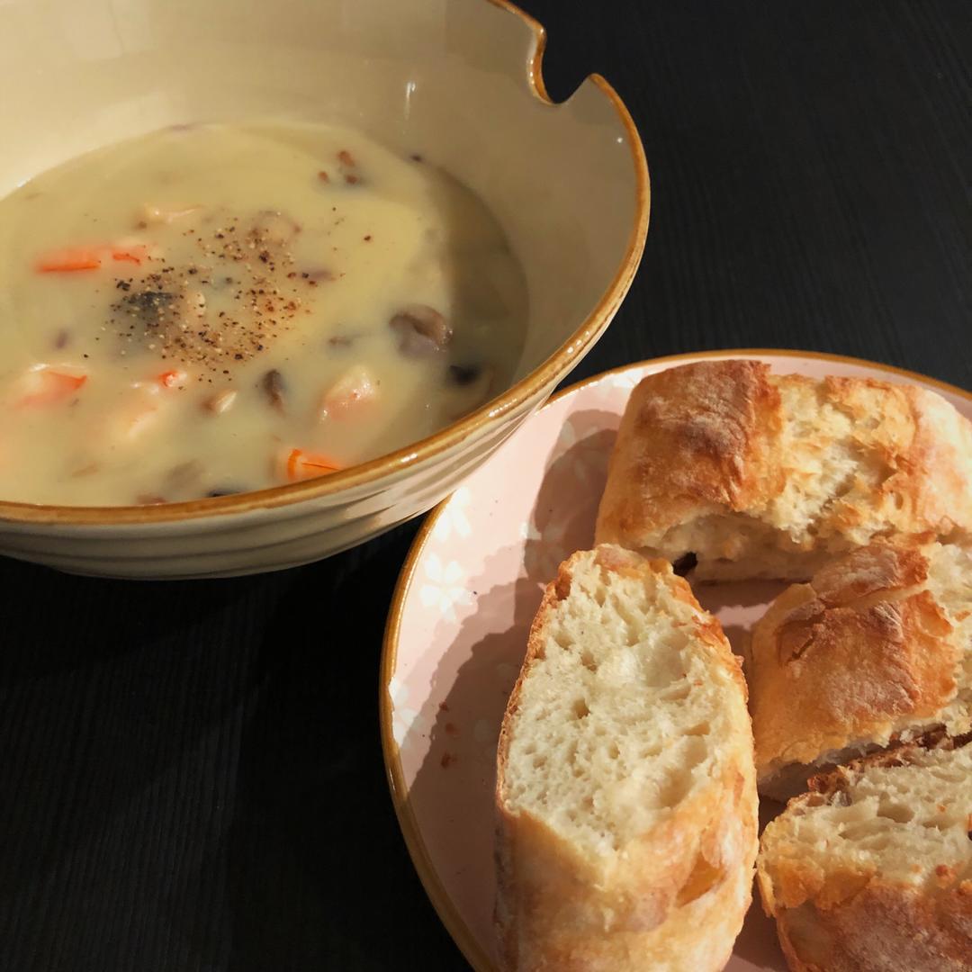 纯奶手撕吐司的做法 步骤1