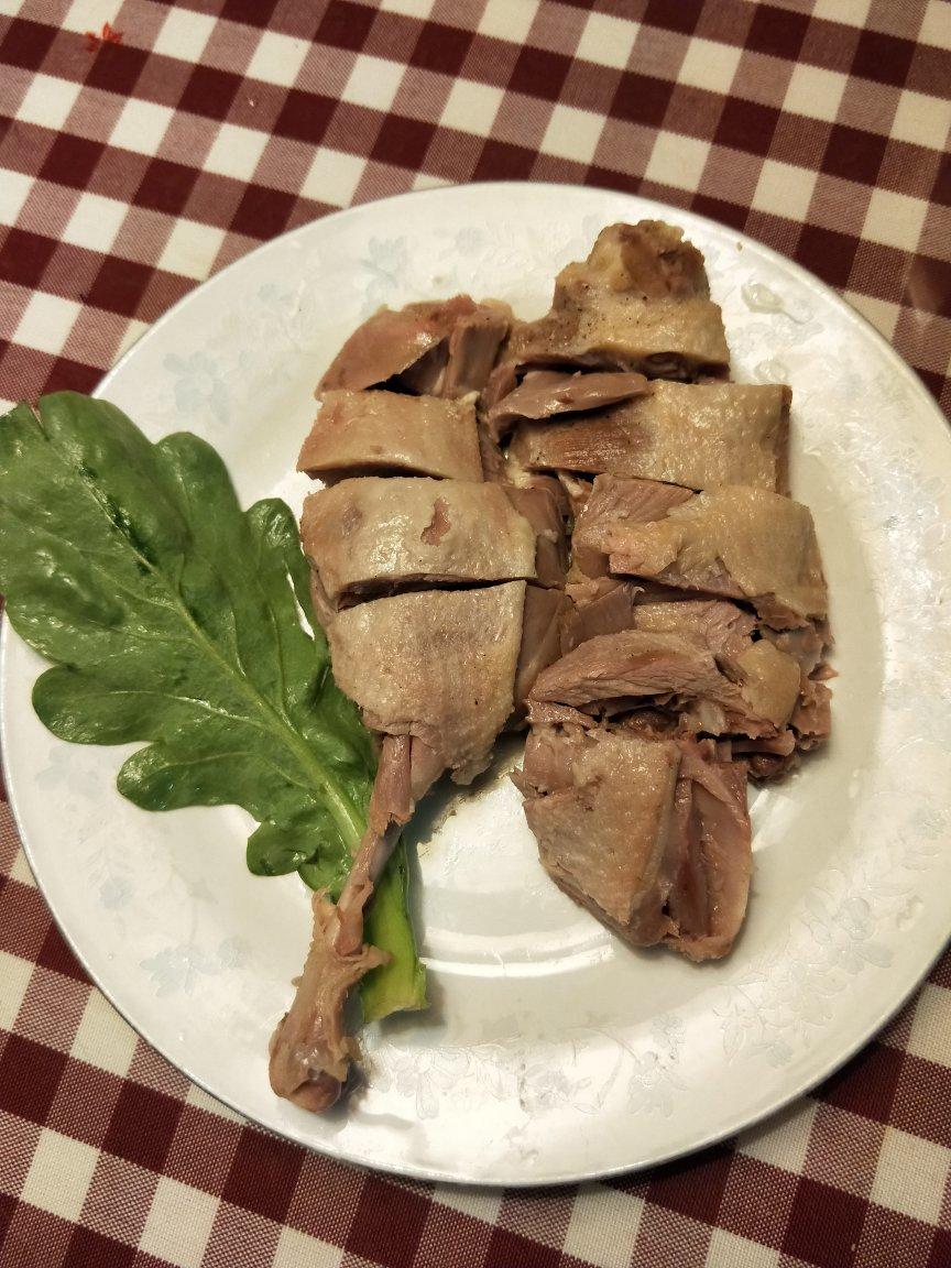 首次成功的盐水鸭腿