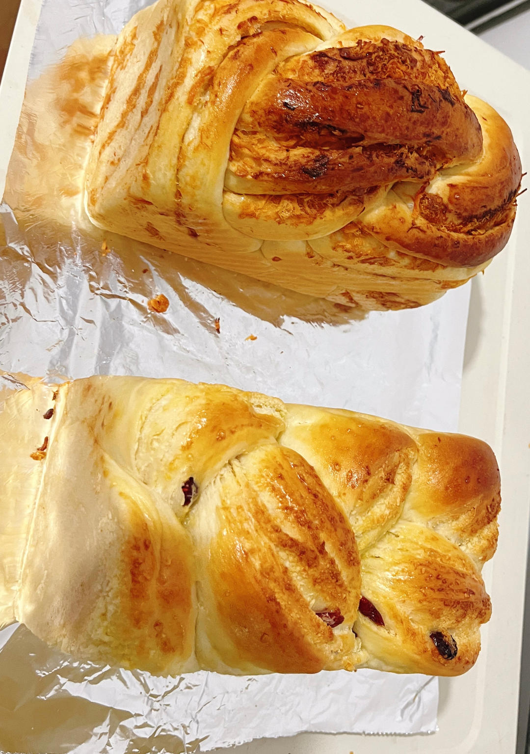 香葱肉松手撕吐司