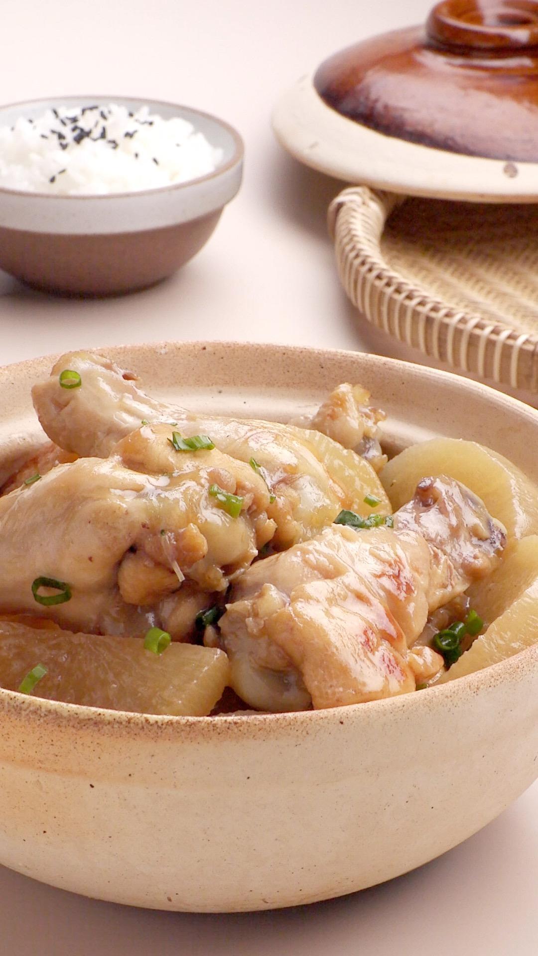 照烧萝卜鸡翅根的做法