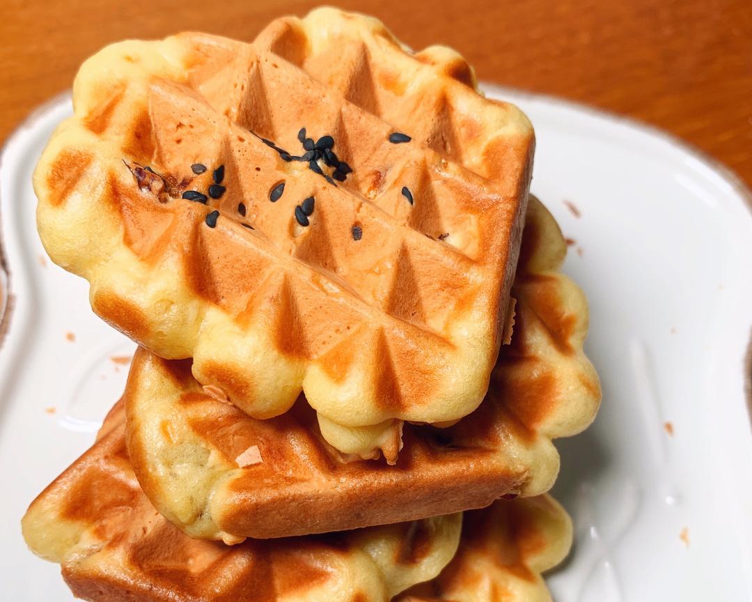 十九个月宝宝辅食红枣华夫饼 华夫饼机版