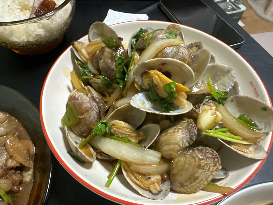5分钟快手菜❗️秒杀路边摊爆炒花甲～好吃到爆