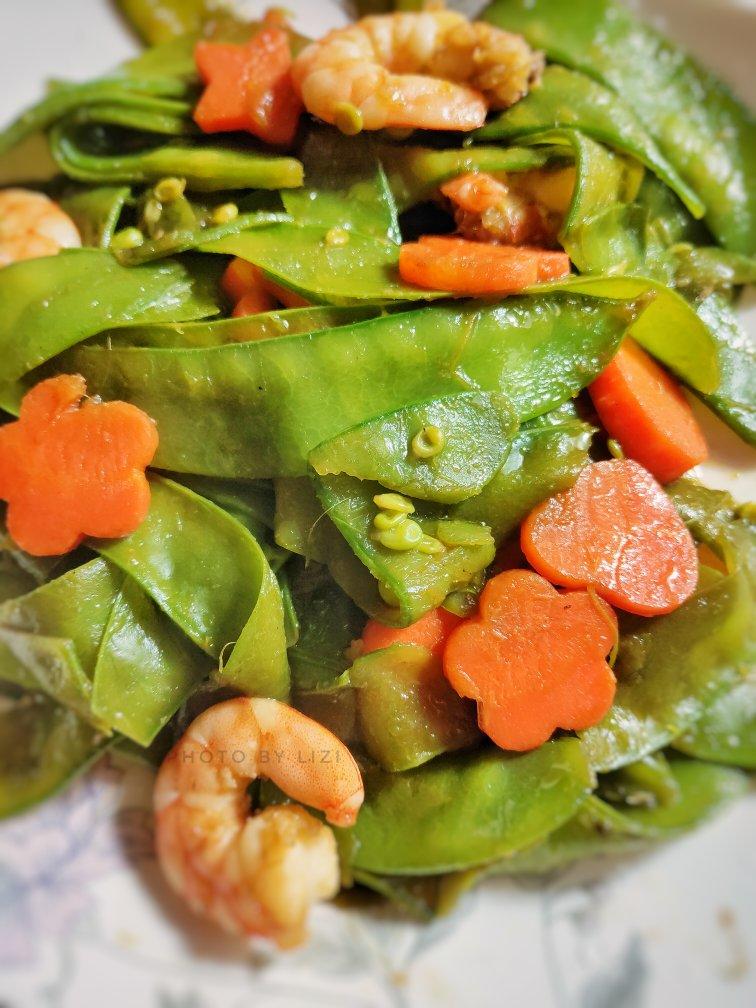 荷兰豆炒虾仁#饭来全自动炒菜机#